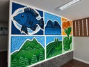 Painel artístico valoriza a identidade e a história do município