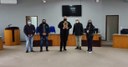 CÂMARA MUNICIPAL RECEBE VISITA DE PÁROCO DA IGREJA MATRIZ SÃO JOÃO BATISTA