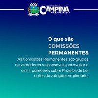 Definidas as sete Comissões Permanentes da Câmara