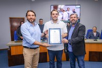 Deputado Federal Felipe Francischini recebe Título de Cidadão Honorário de Campina Grande do Sul.