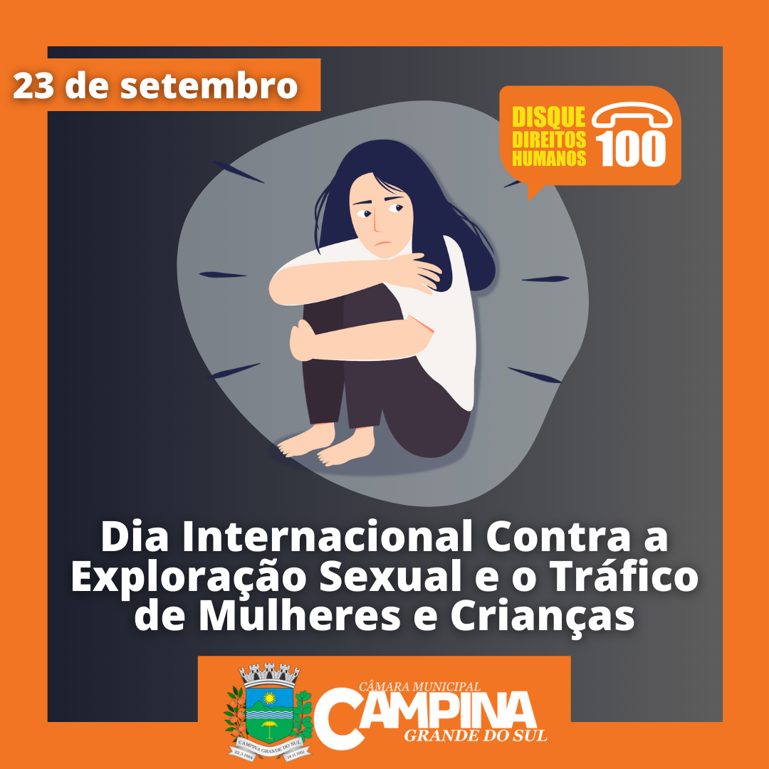 DIA INTERNACIONAL CONTRA A EXPLORAÇÃO SEXUAL E O TRÁFICO DE MULHERES E CRIANÇAS  