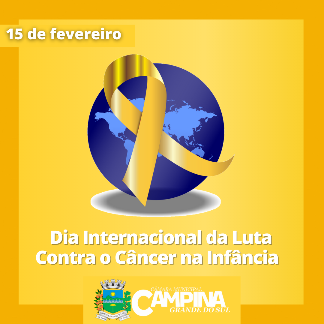 DIA INTERNACIONAL DA LUTA CONTRA O CÂNCER NA INFÂNCIA 