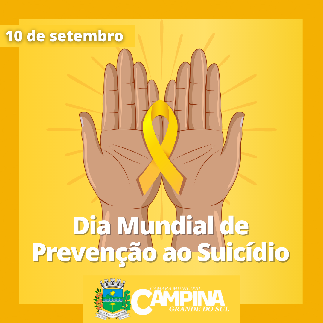 DIA MUNDIAL DE PREVENÇÃO AO SUICÍDIO 