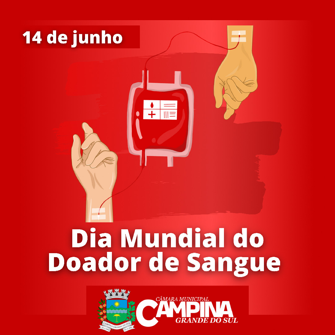 DIA MUNDIAL DO DOADOR DE SANGUE 