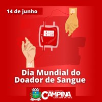 DIA MUNDIAL DO DOADOR DE SANGUE 