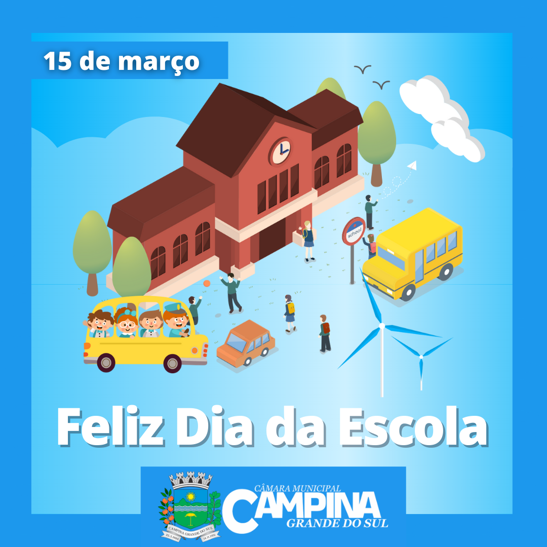 FELIZ DIA DA ESCOLA