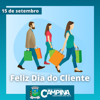 FELIZ DIA DO CLIENTE 