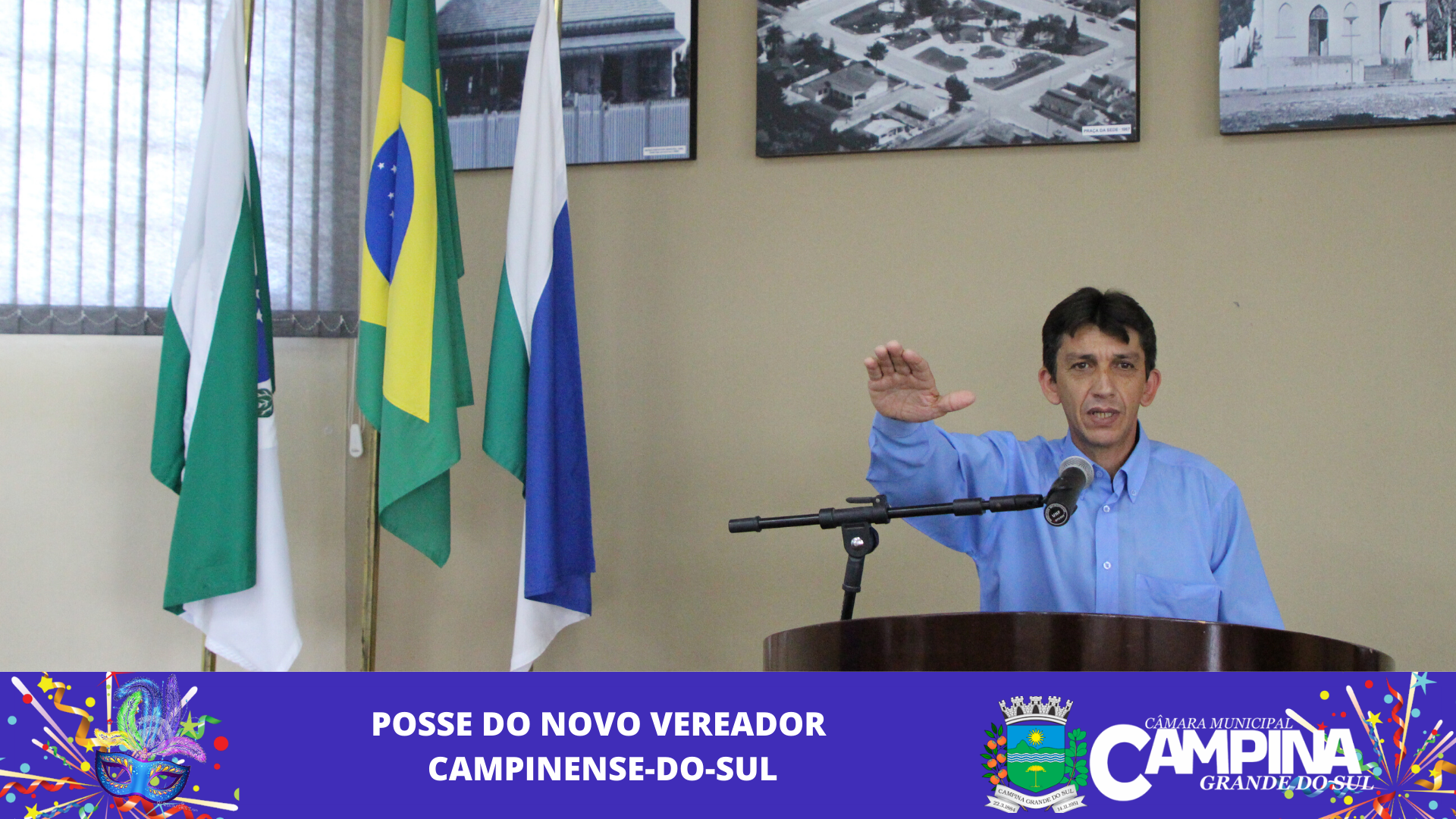 POSSE DO NOVO VEREADOR CAMPINENSE-DO-SUL