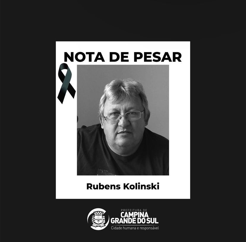 LUTO EX-VEREADOR RUBÃO